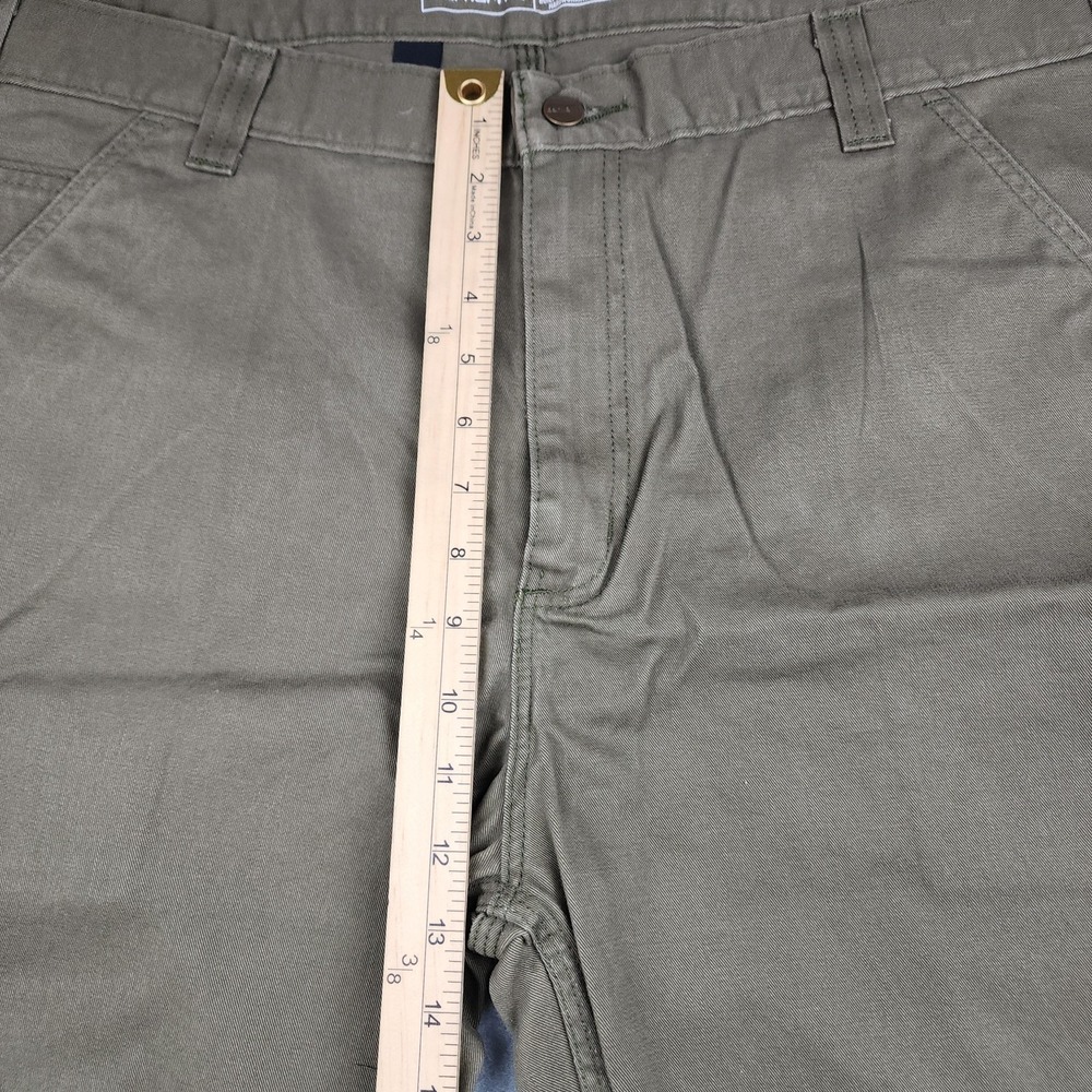 Carhartt Pants Mens 40x32 Green Relaxed Fit Twill Utility Workwear Carpenter - Picture 6 of 12